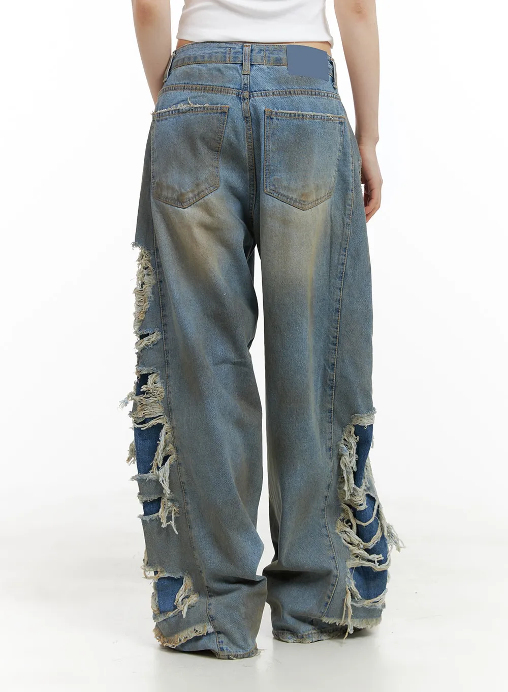 Destroyed Baggy Jeans CA411