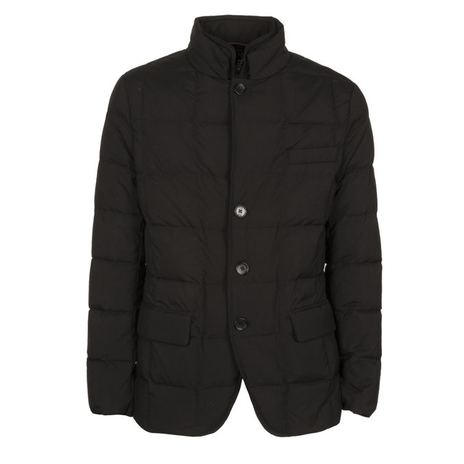 DOUBLE FRONT DOWN JACKET Man Black