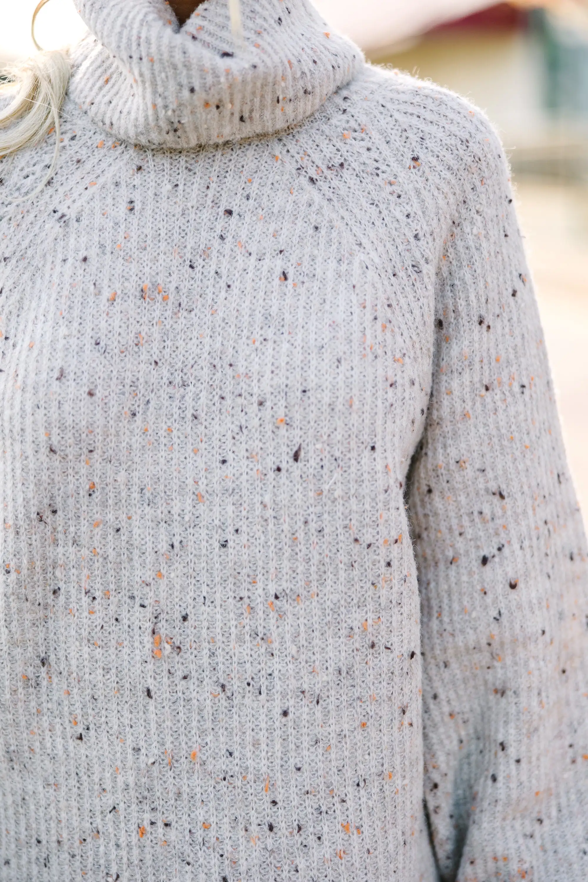 Feeling It Taupe Brown Sweater Dress