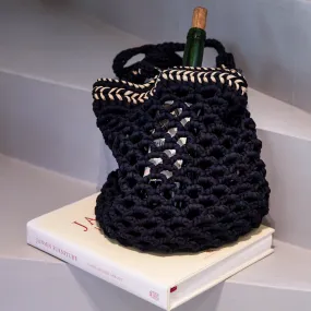 Fishnet raffia Daybag