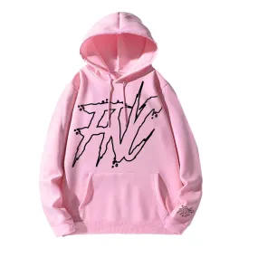 FNC Logo Pink Hoodie