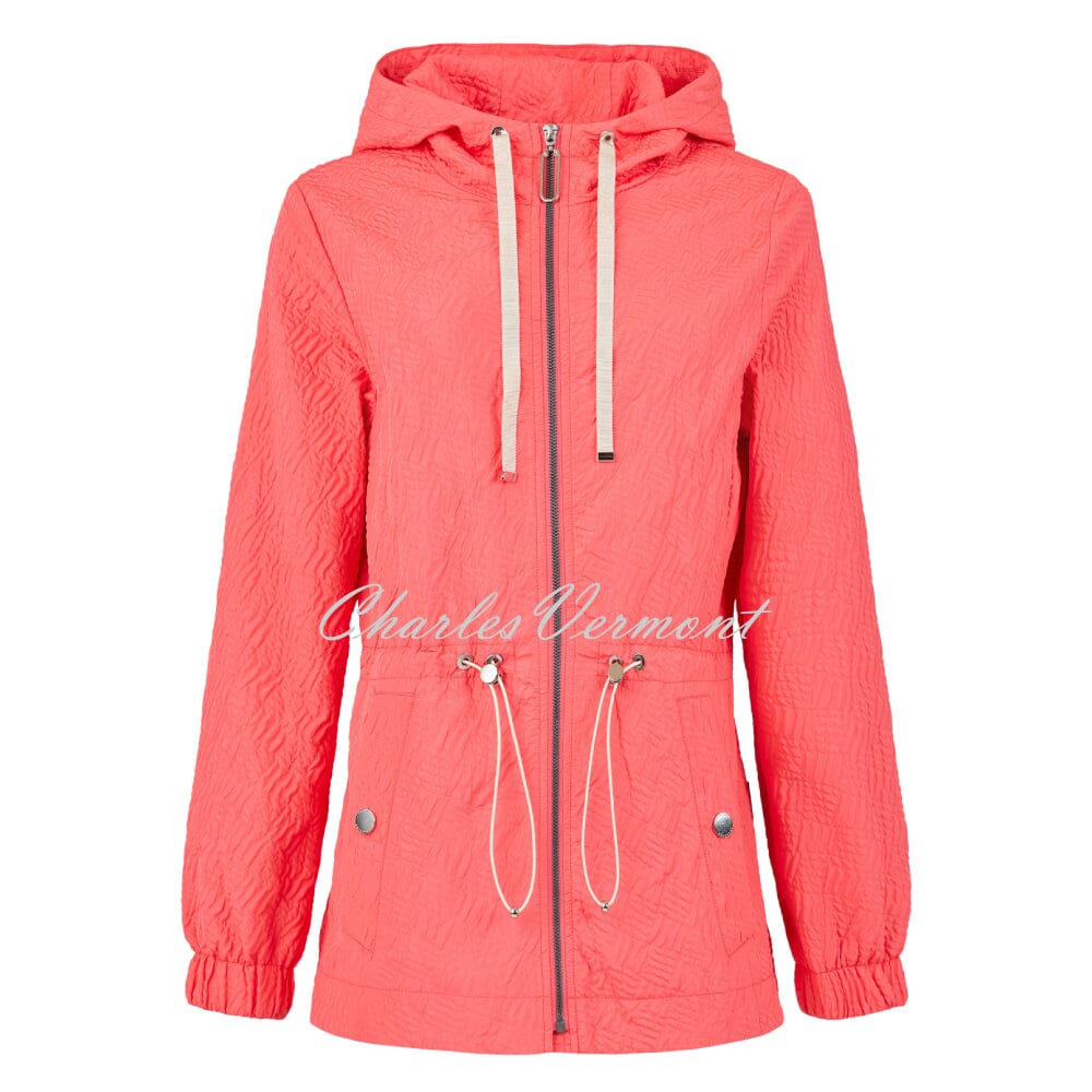 Frandsen Textured Jacket - Style 840-607-33 (Coral)