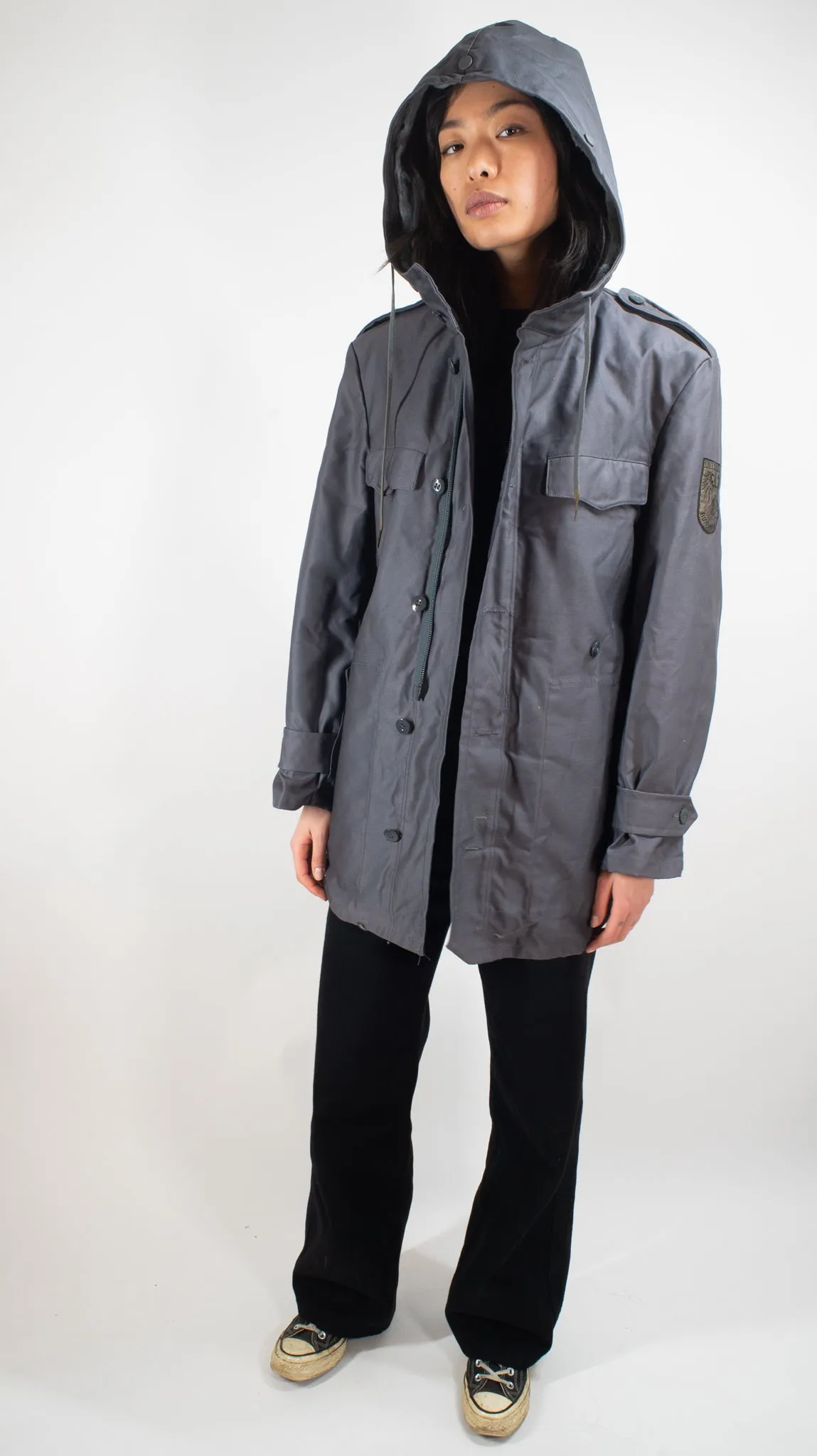 German Army Parka – Light Grey – DISTRESSED RANGE