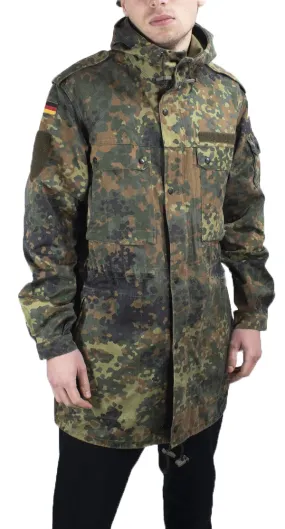 German Army - Vintage - Flecktarn Parka - Grade 1