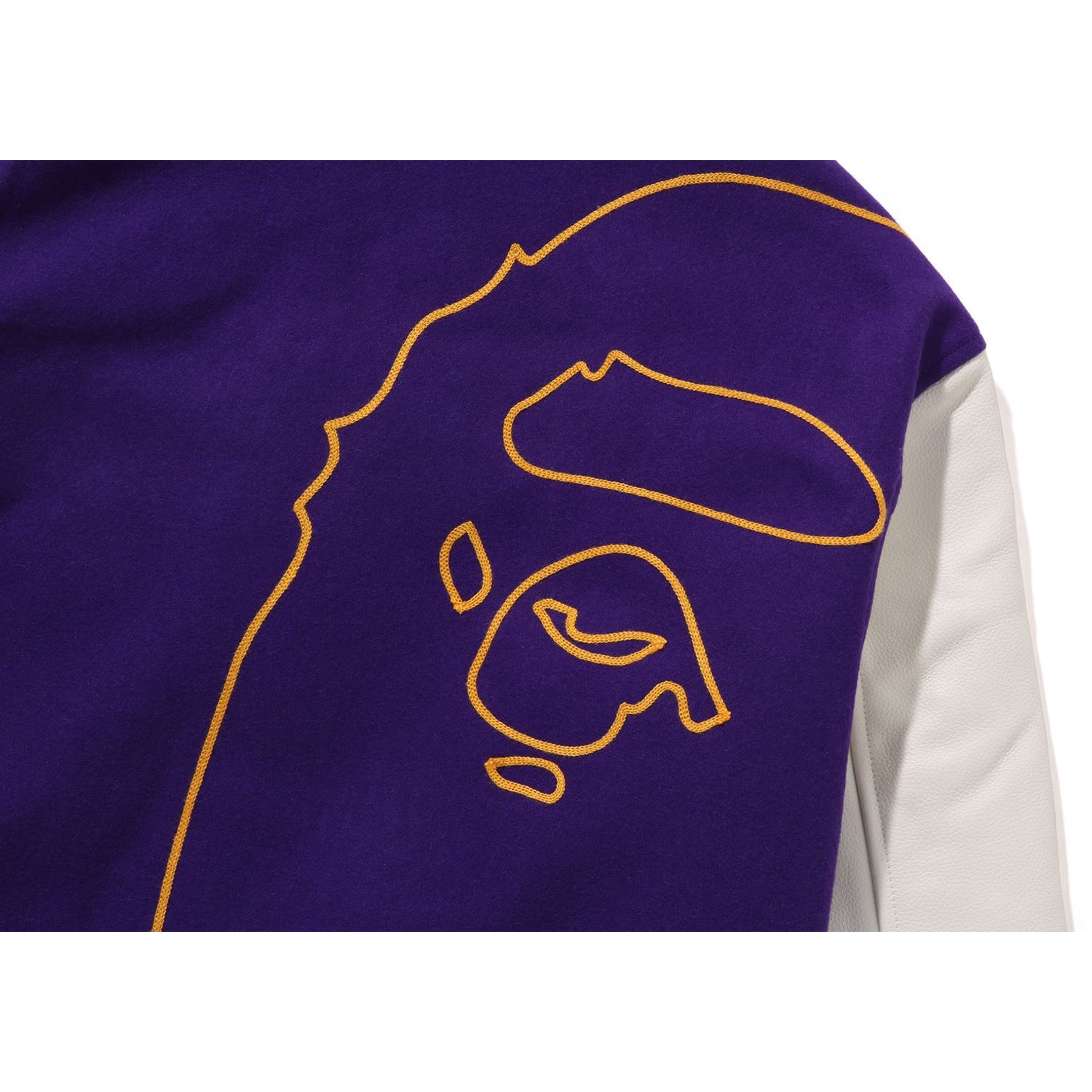 GIANT APE HEAD VARSITY JACKET MENS