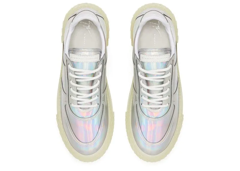 Giuseppe Zanotti low top holographic-effect sneakers