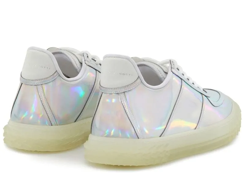 Giuseppe Zanotti low top holographic-effect sneakers