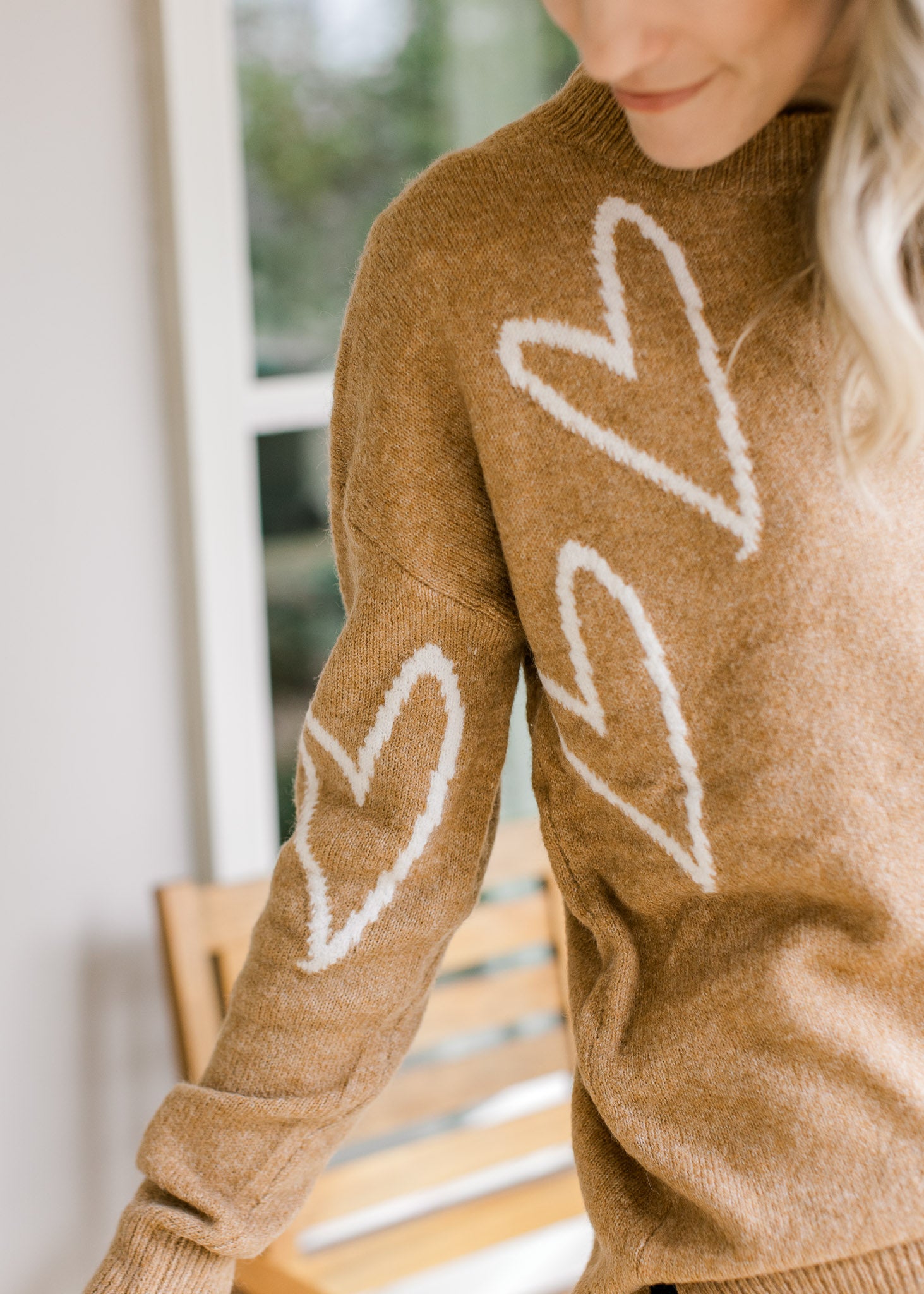 Golden Hearts Sweater