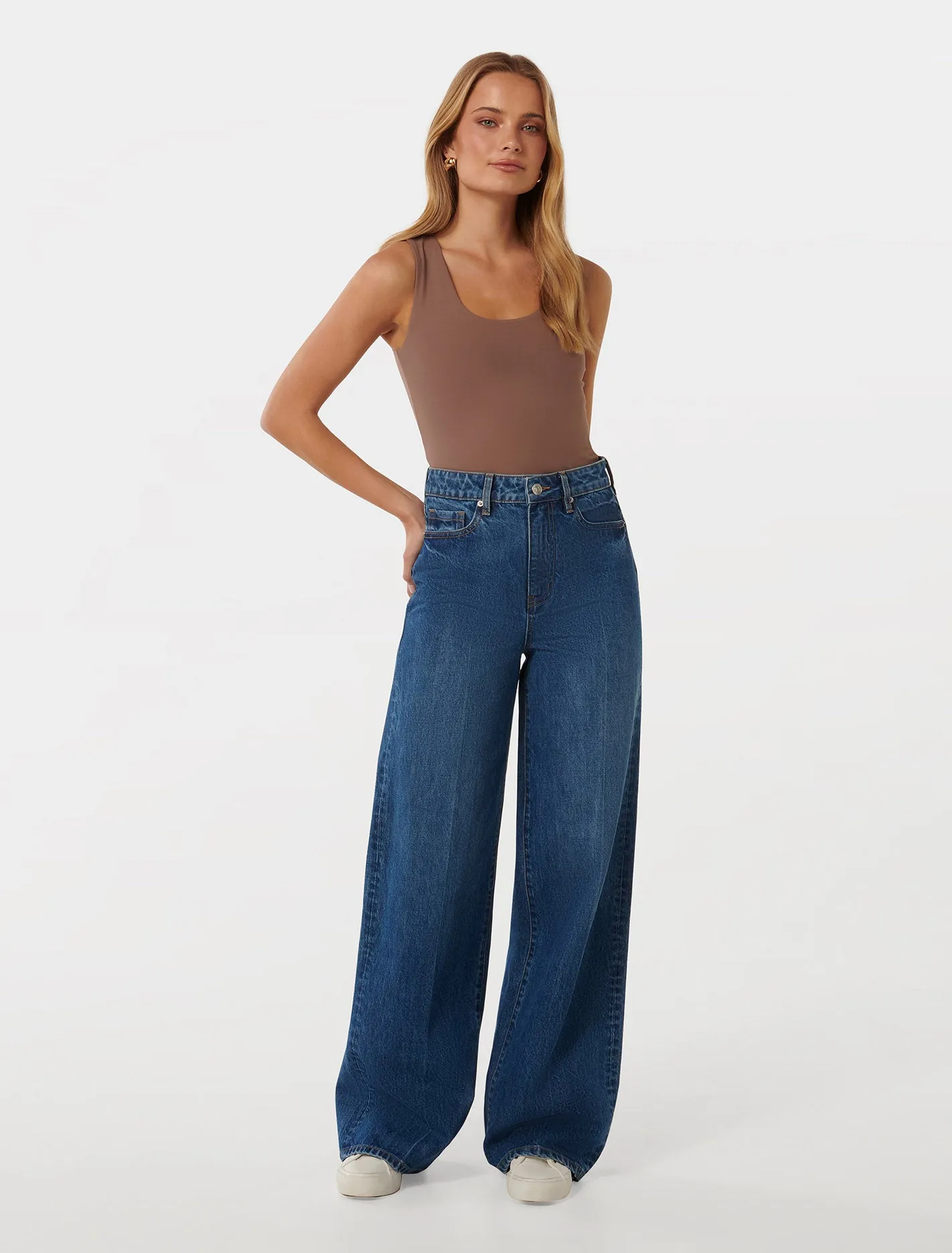 Heather Wide Leg Jeans