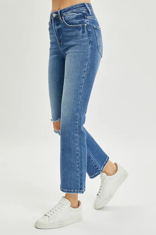 High Rise Distressed Jeans