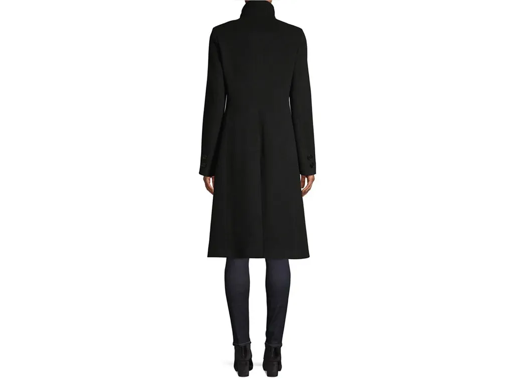 HiSO Wing Collar Cashmere and Wool Coat