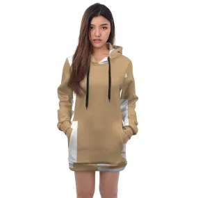 HOODIE DRESS CAMEL