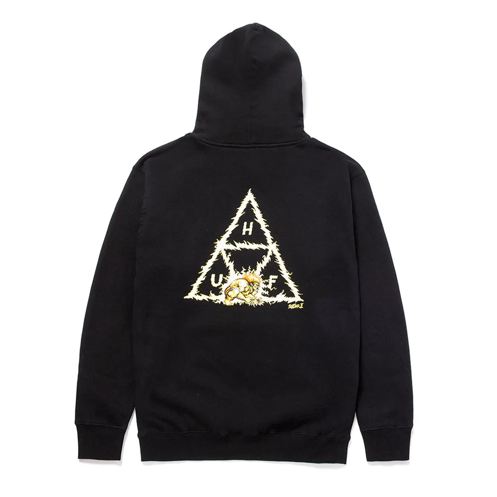 HUF BLANKA TT P/O HOODIE // BLACK