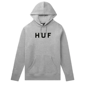 HUF ESSENTIALS OG LOGO P/O HOODIE // GREY HEATHER