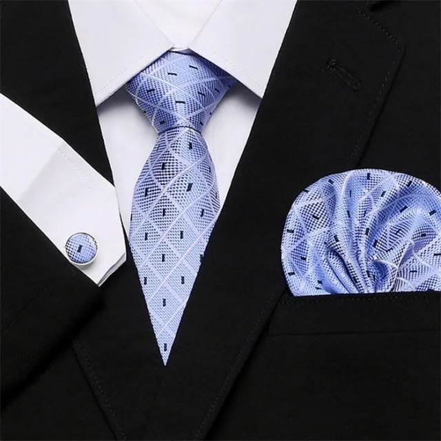 Jacquard Woven Necktie Set