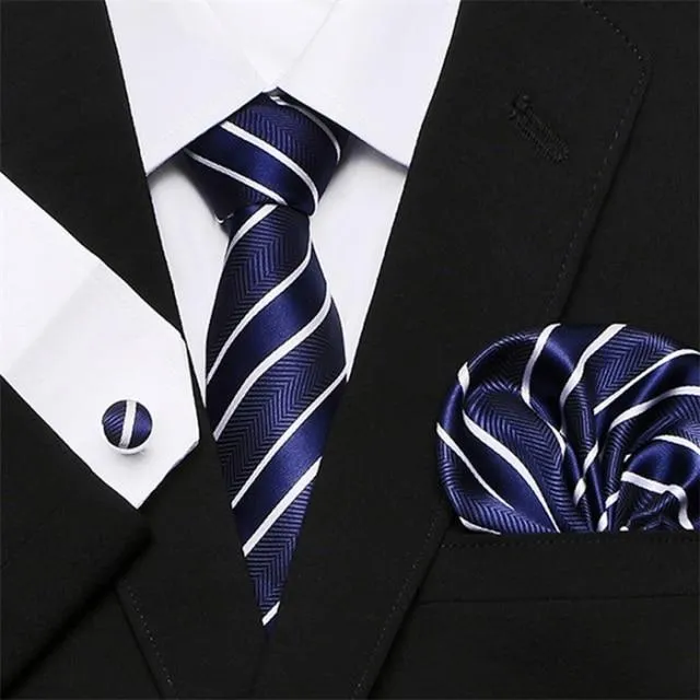 Jacquard Woven Necktie Set