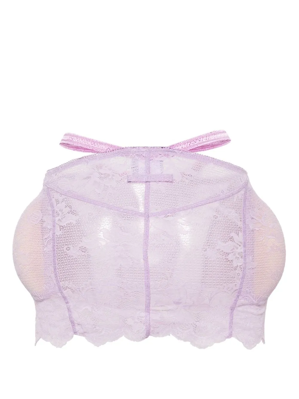 JEAN PAUL GAULTIER X SHAYNE OLIVER - Lace Shapewear Skirt in Lilac