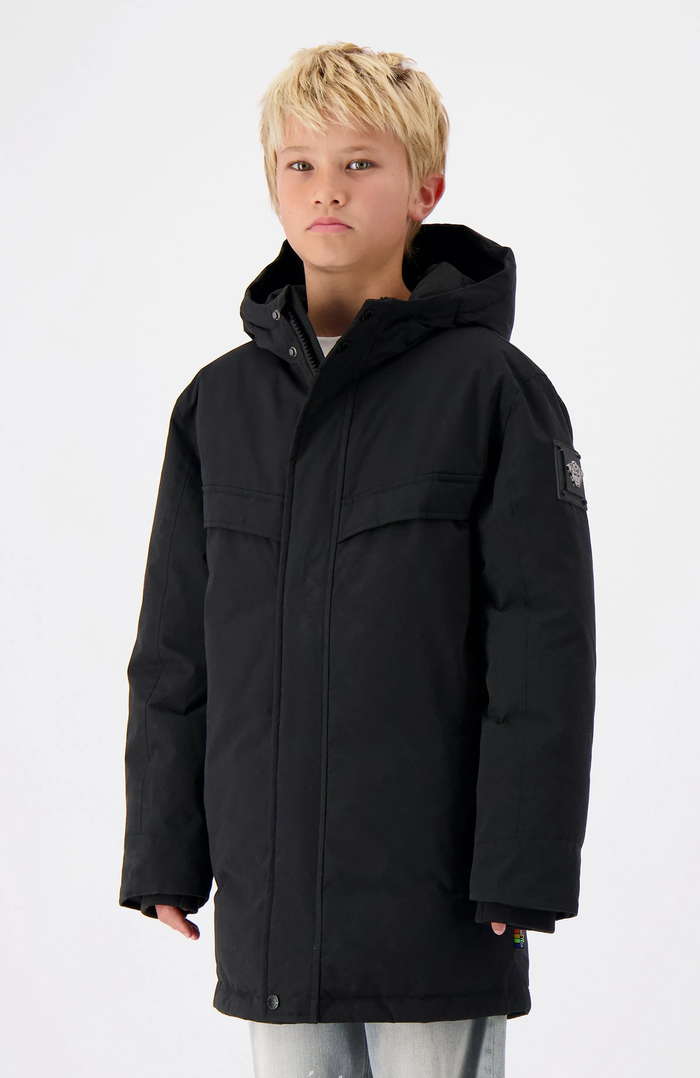 JR. PARKA PLATE JACKET | Black