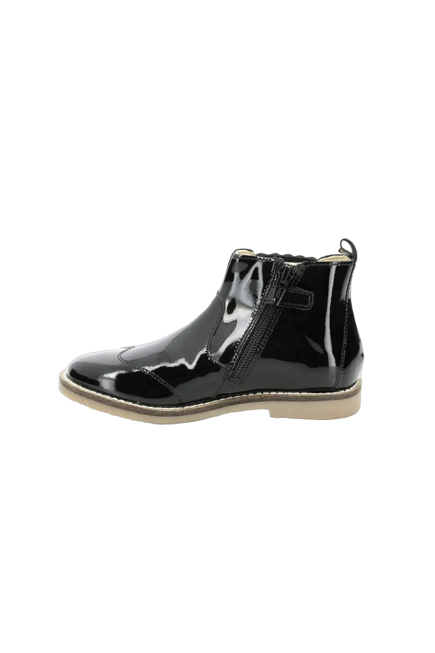 KICKERS TYLBURY noir Vernis bottines chelsea