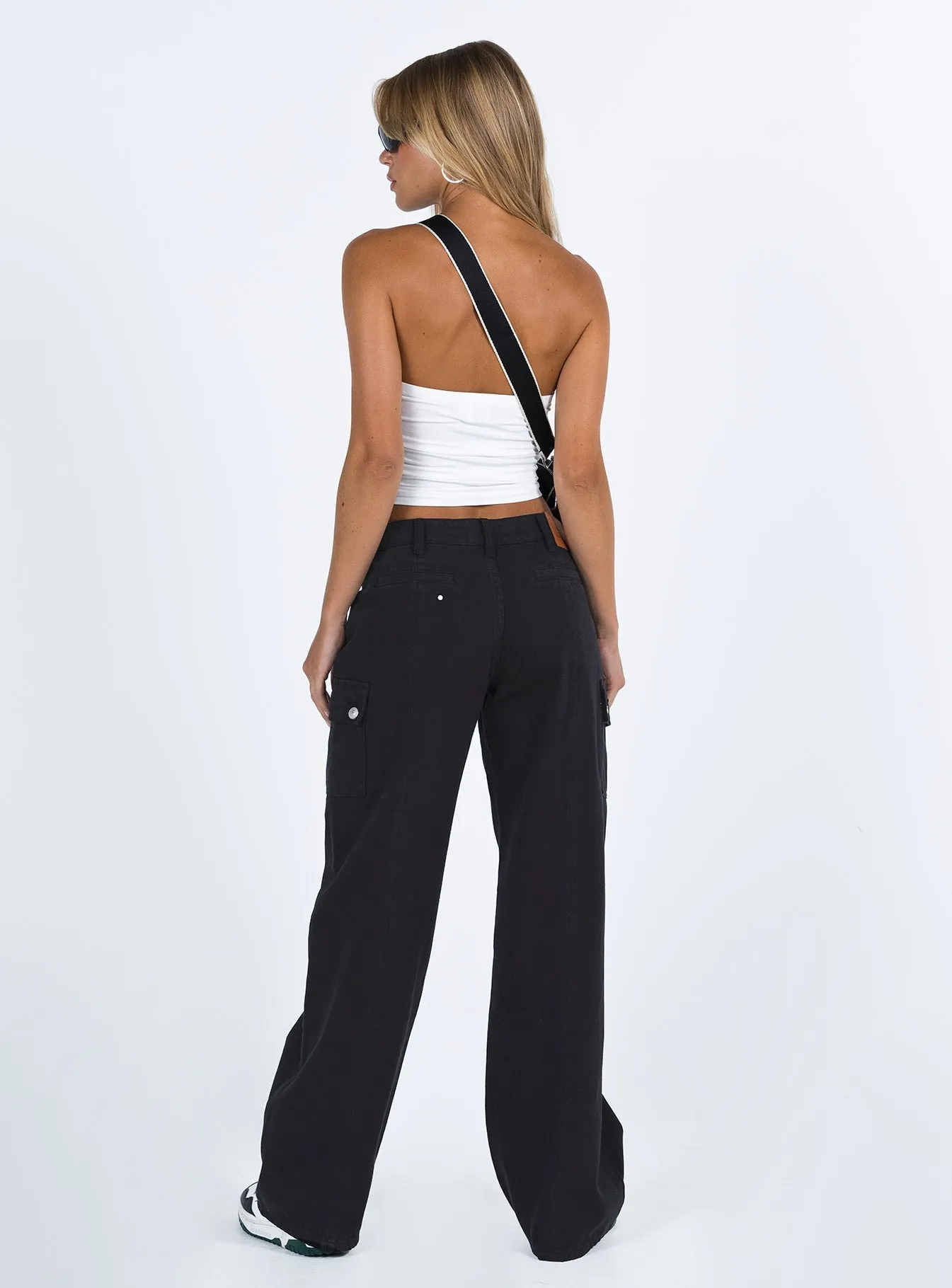 Kylee Cargo Jeans Black