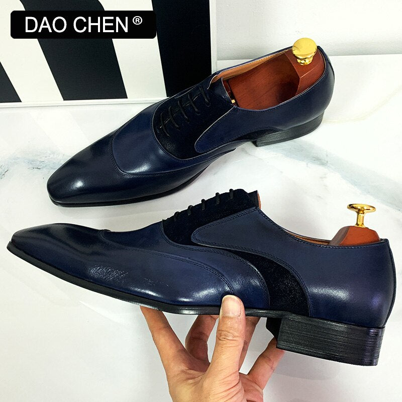 LACE UP MEN DRESS SHOES CLASSIC SHOE POINTED TOE OXFORD SHOES