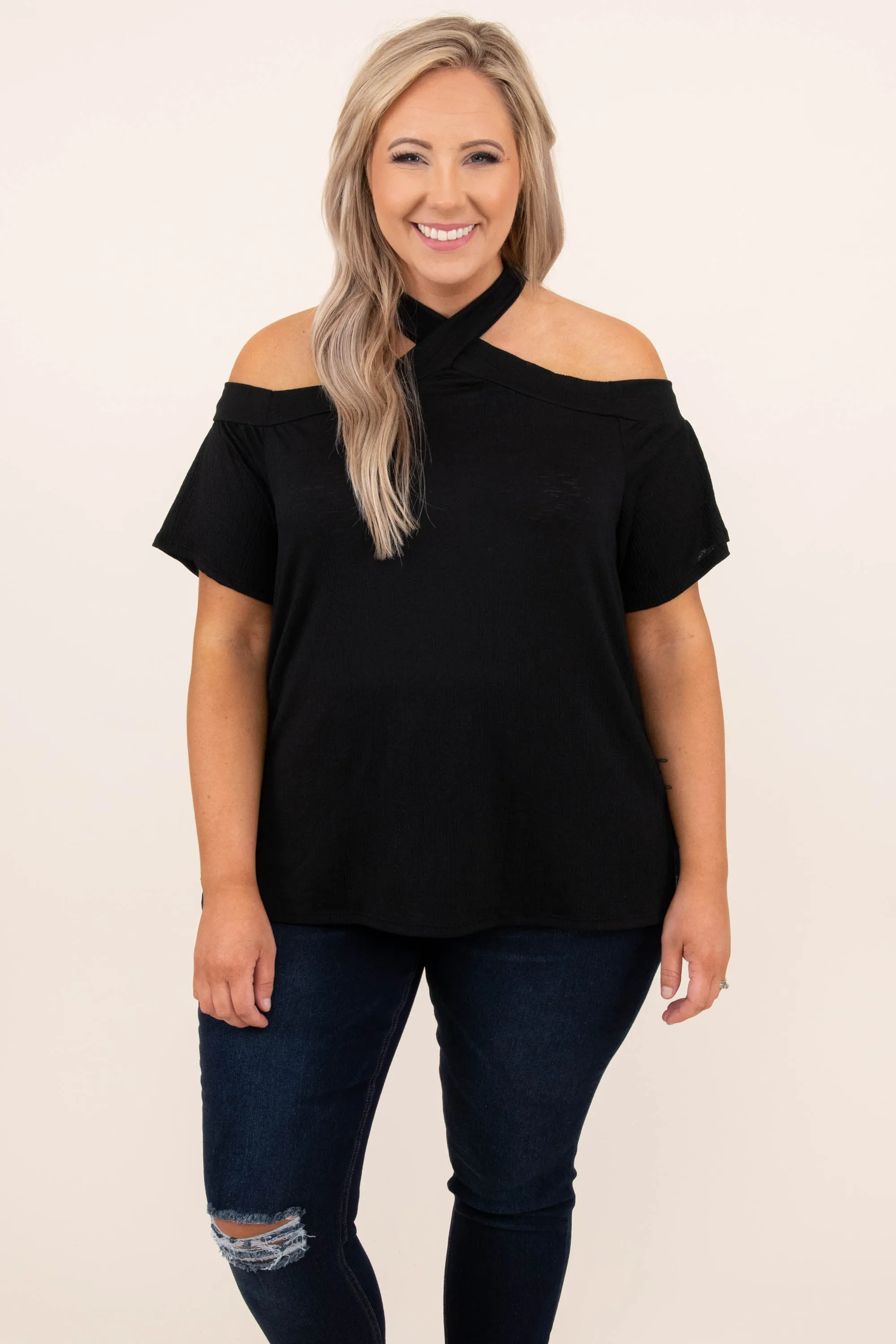 Lift The Mood Top, Black