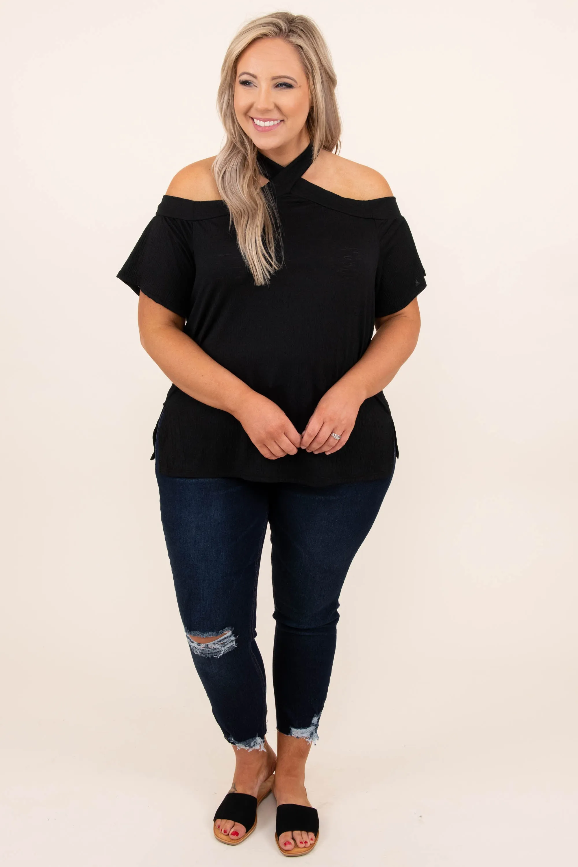 Lift The Mood Top, Black