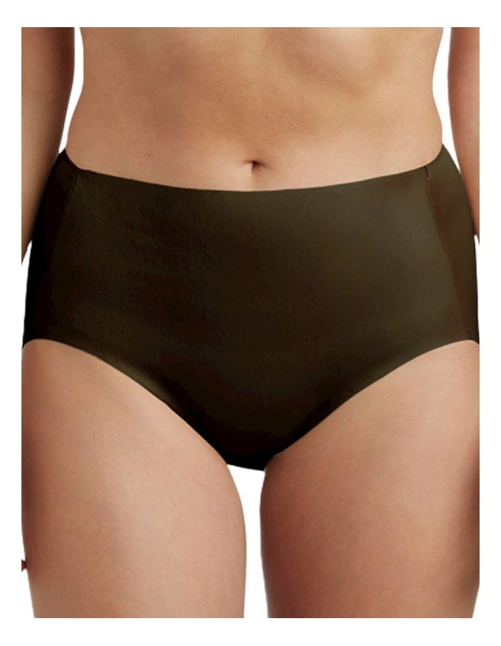 Light Shaping High Waist Everyday Shapewear Brief in Black