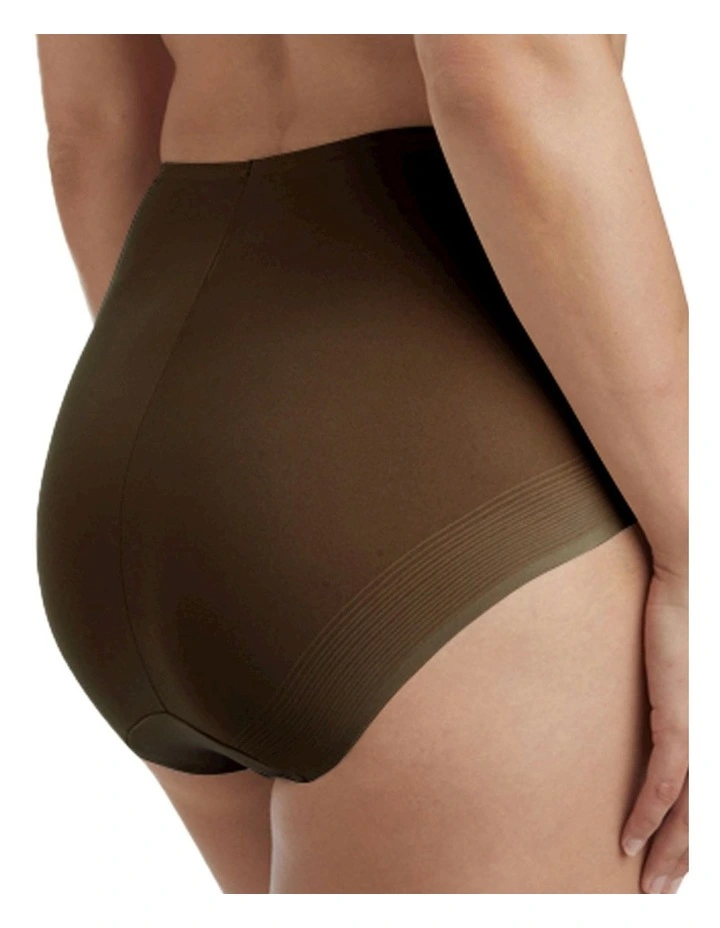 Light Shaping High Waist Everyday Shapewear Brief in Black