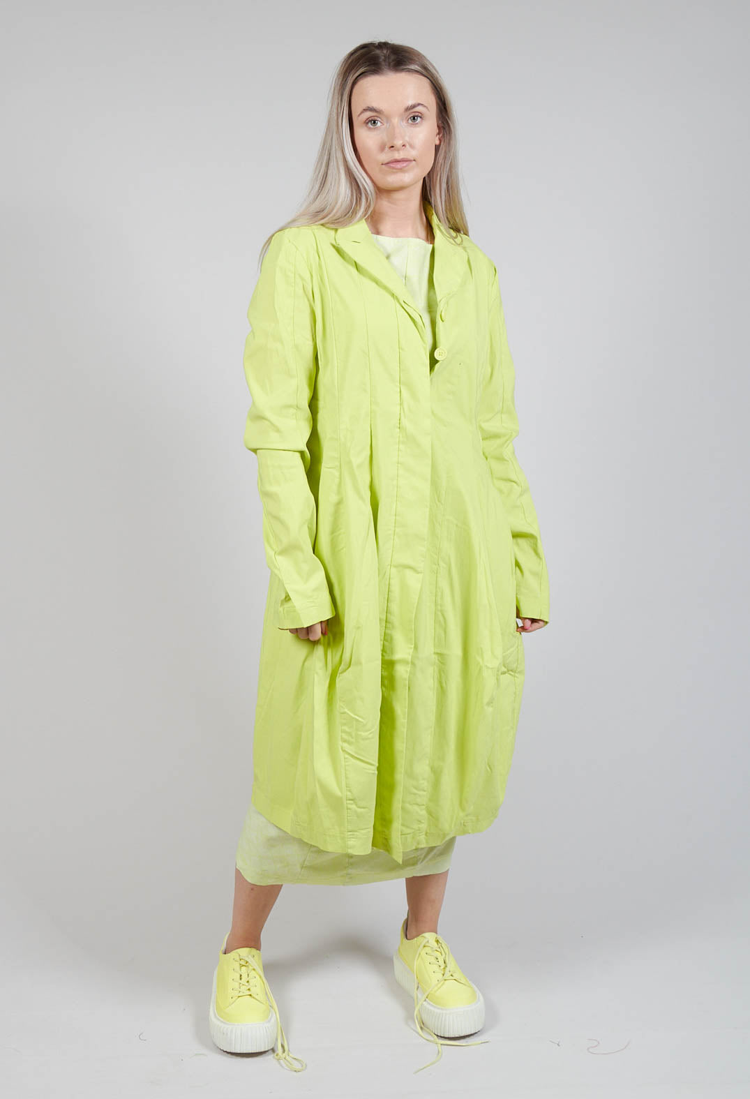 Lightweight Coat with Tulip Hem in Sun