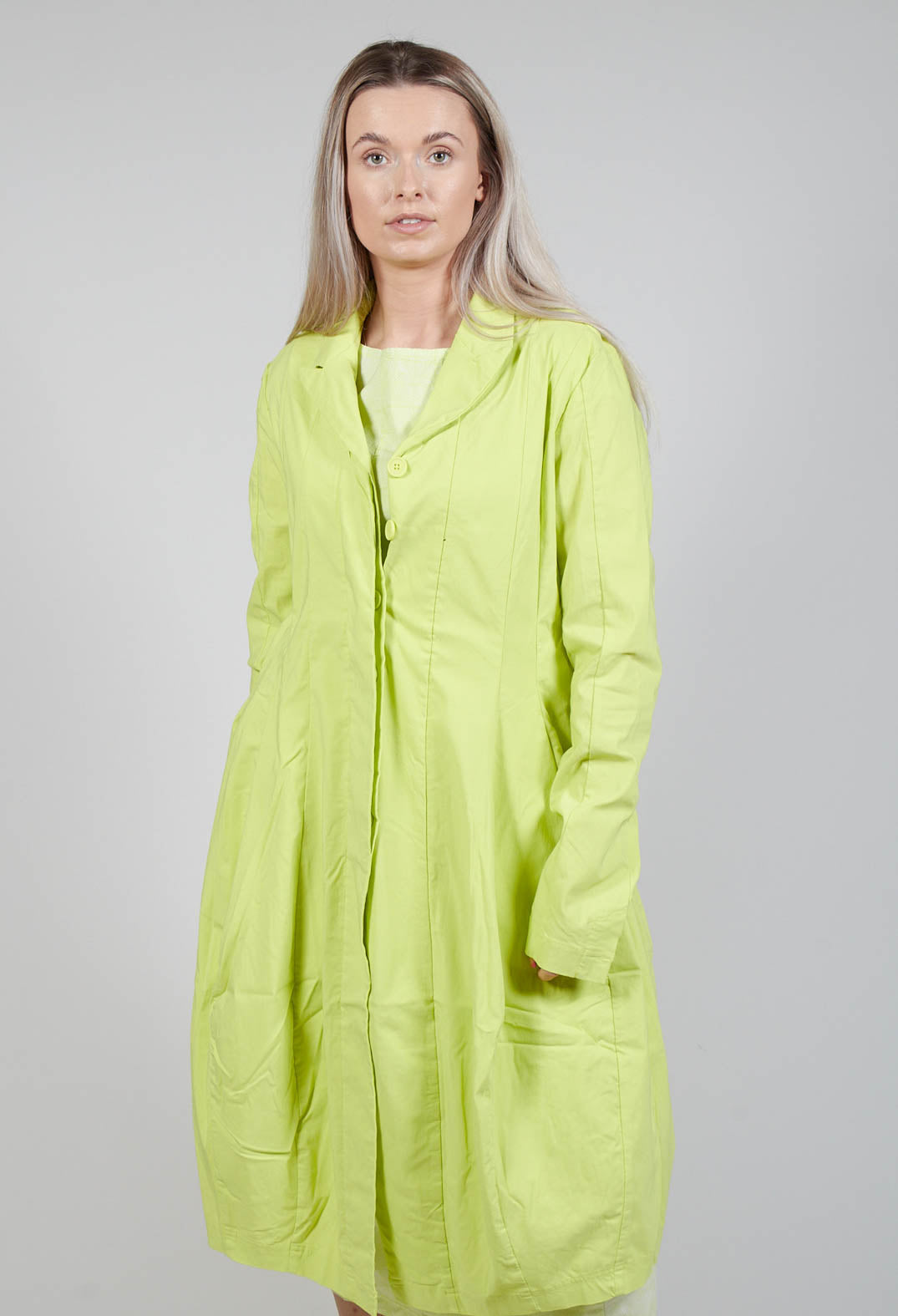 Lightweight Coat with Tulip Hem in Sun