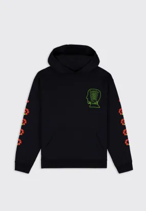 Lizard Cowboy Hoodie - Black