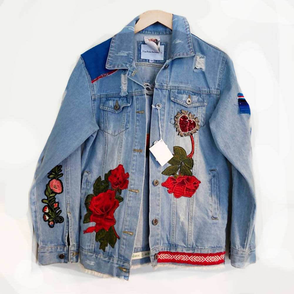 Maggie Devos- Embellished Jean Jacket