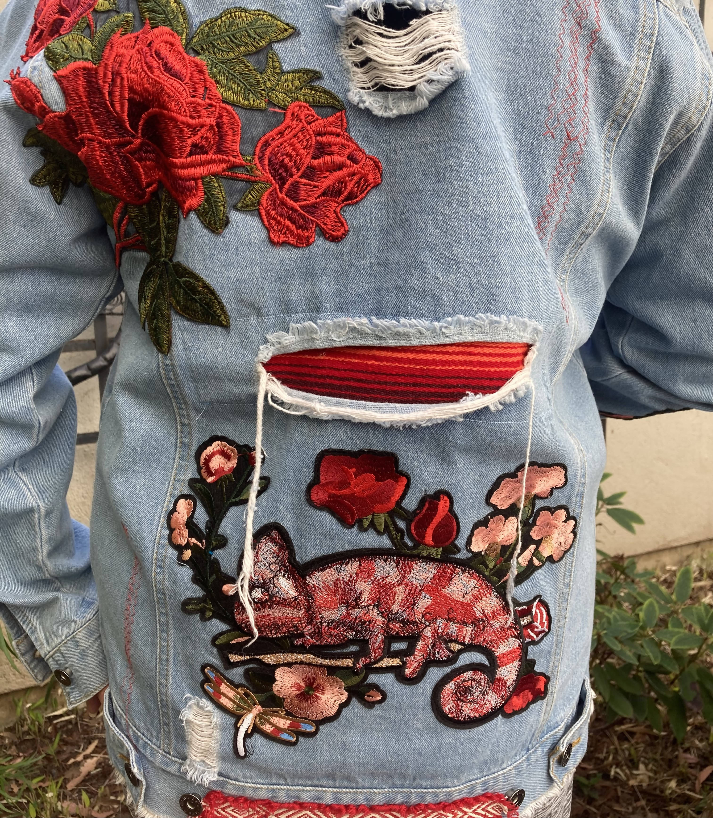 Maggie Devos- Embellished Jean Jacket