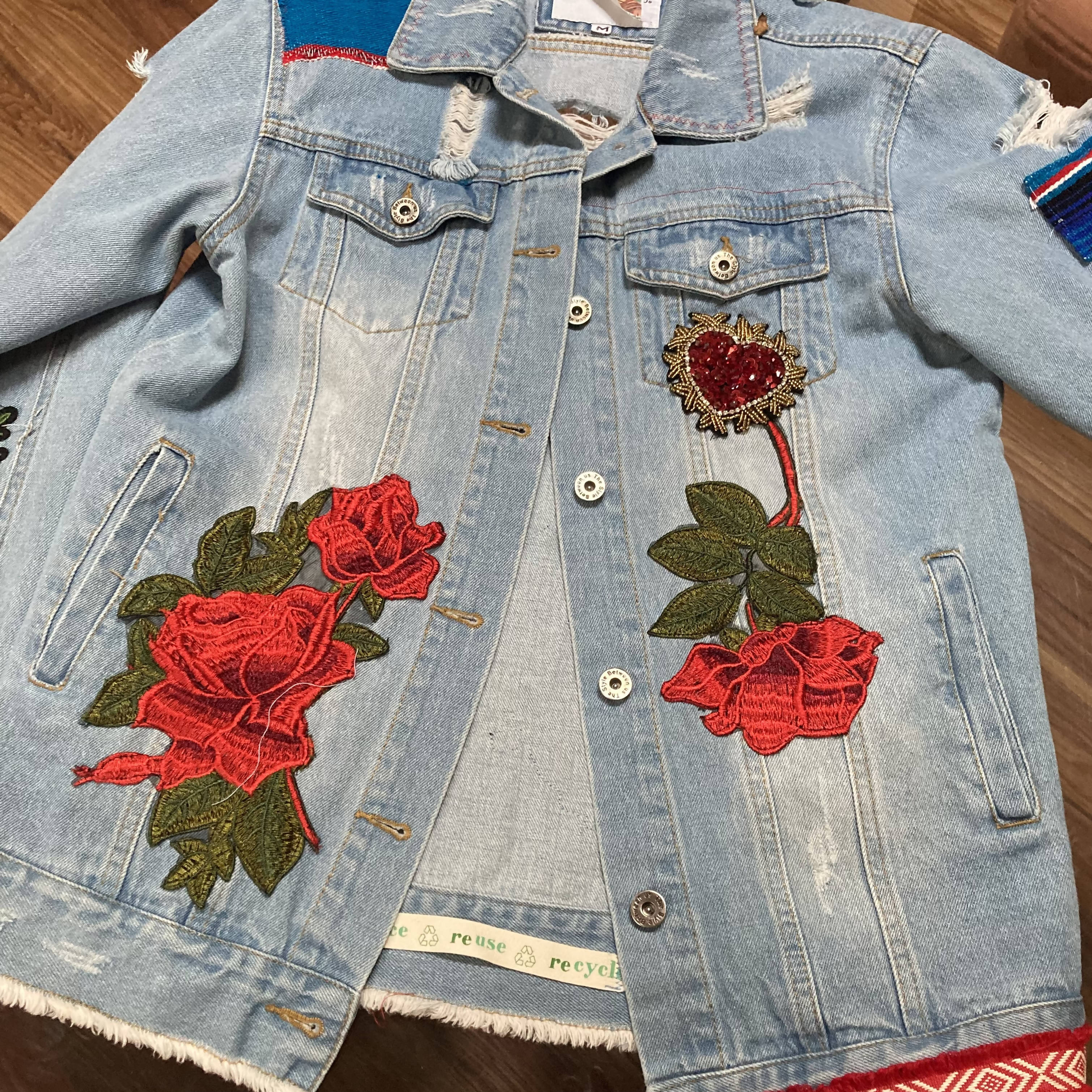 Maggie Devos- Embellished Jean Jacket