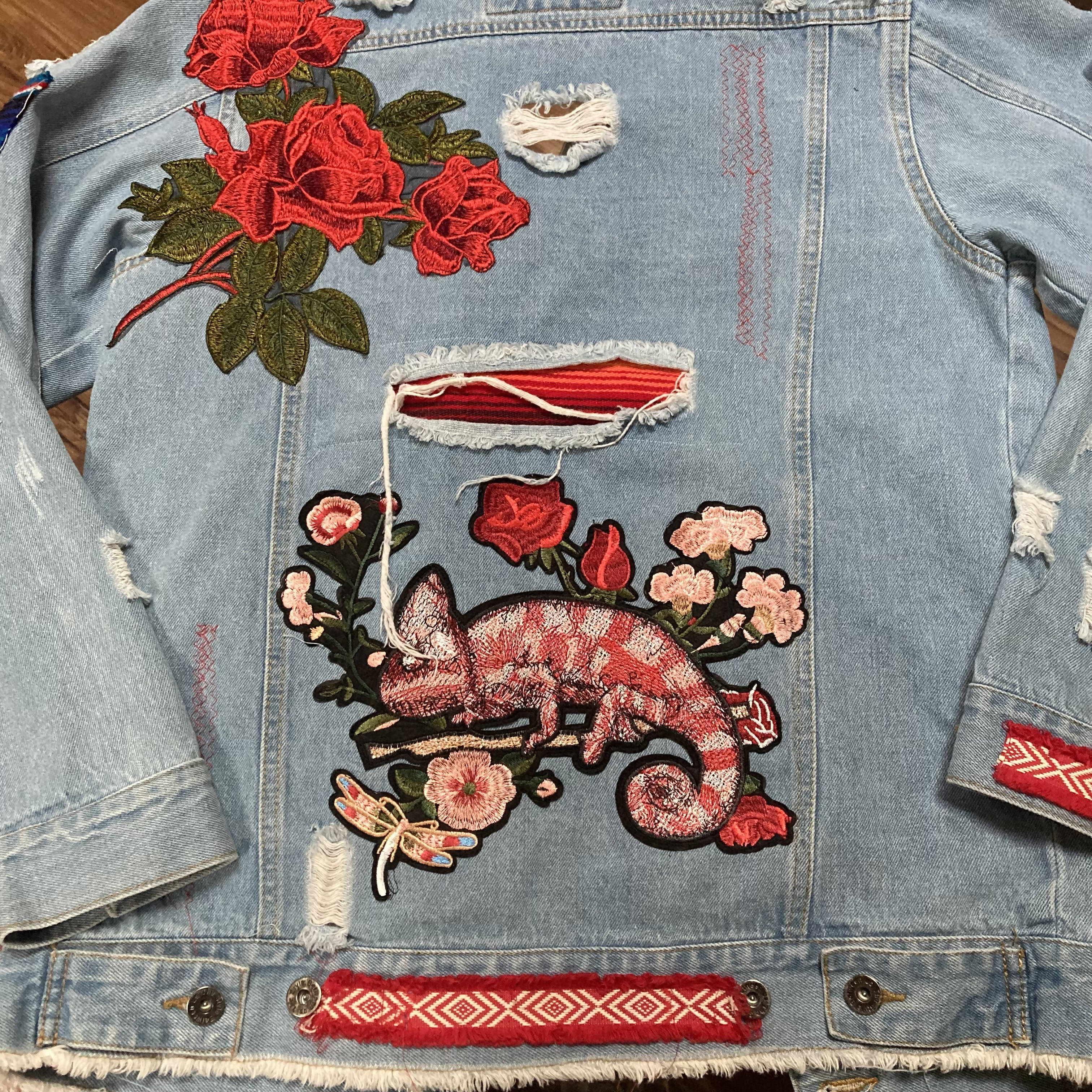 Maggie Devos- Embellished Jean Jacket