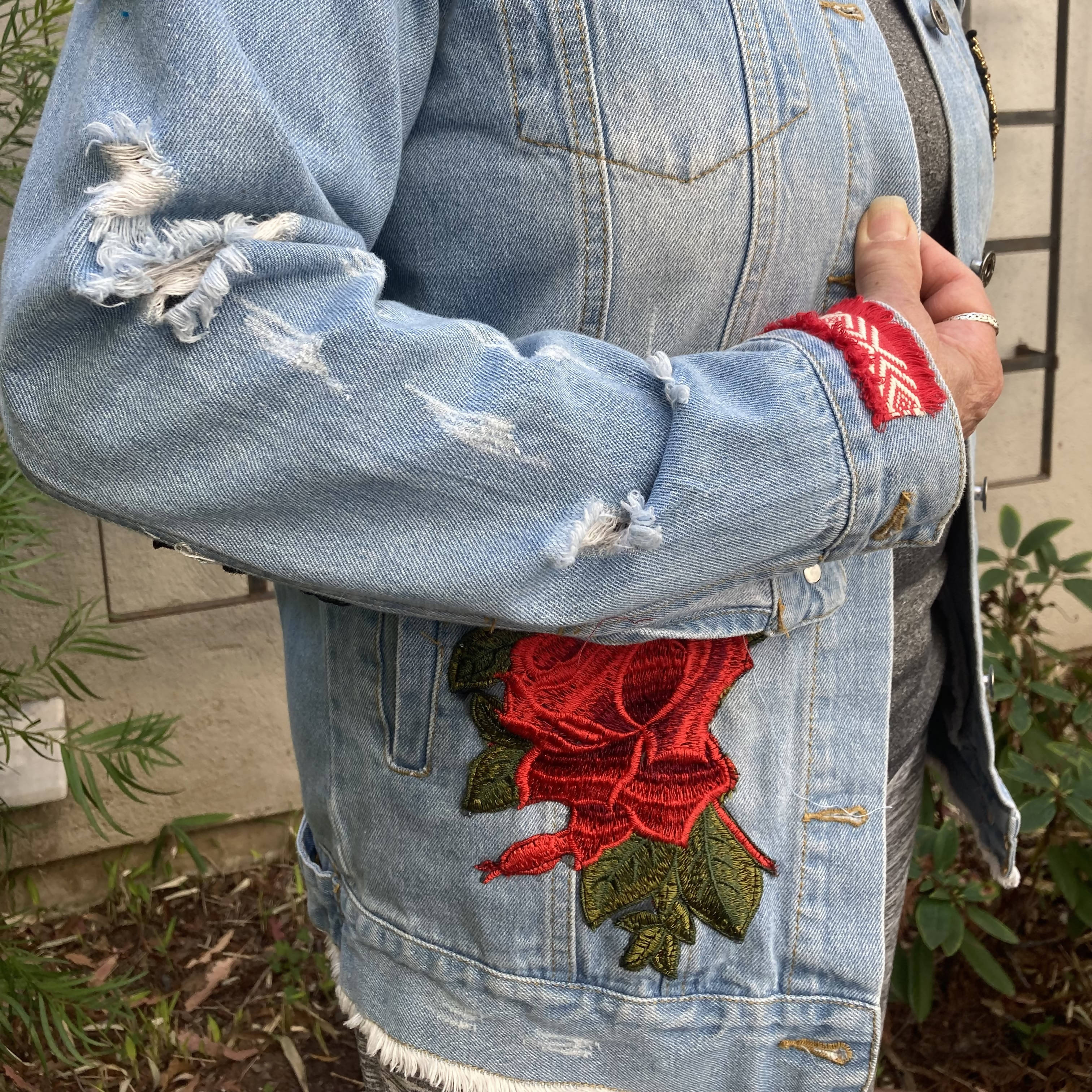 Maggie Devos- Embellished Jean Jacket