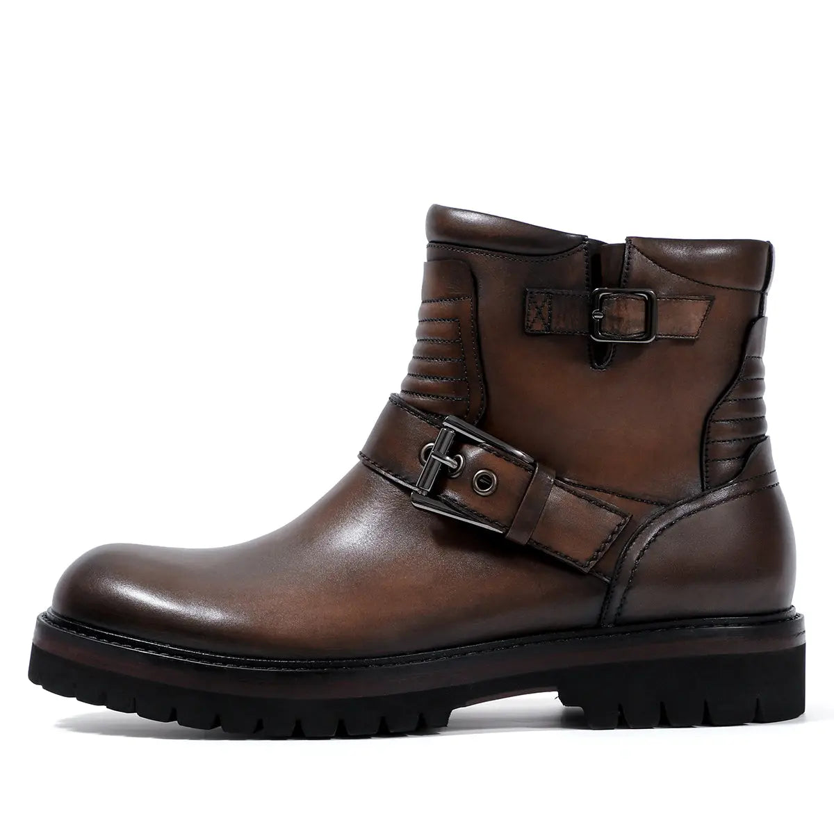 Man's Soft Leather Boots 528H05