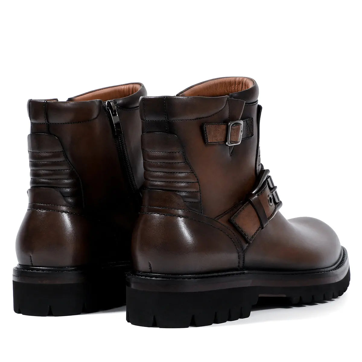 Man's Soft Leather Boots 528H05