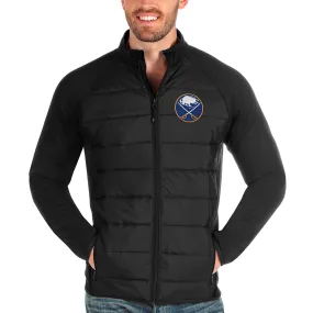 Men's Buffalo Sabres Antigua Black Altitude Full-Zip Jacket