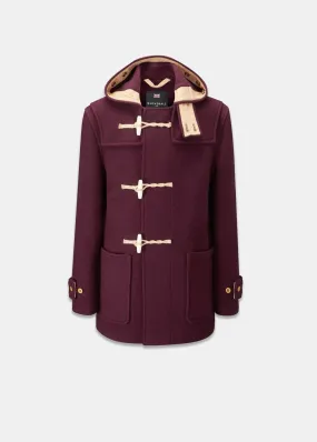 Mid Monty Duffle Coat Burgundy