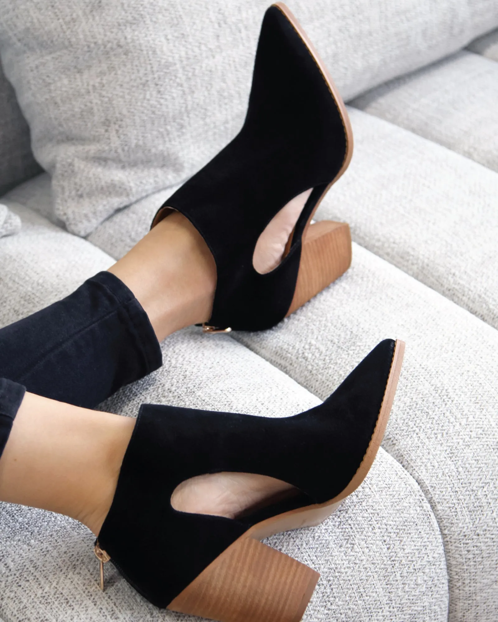 Midnight Special Suede Ankle Boot - Black