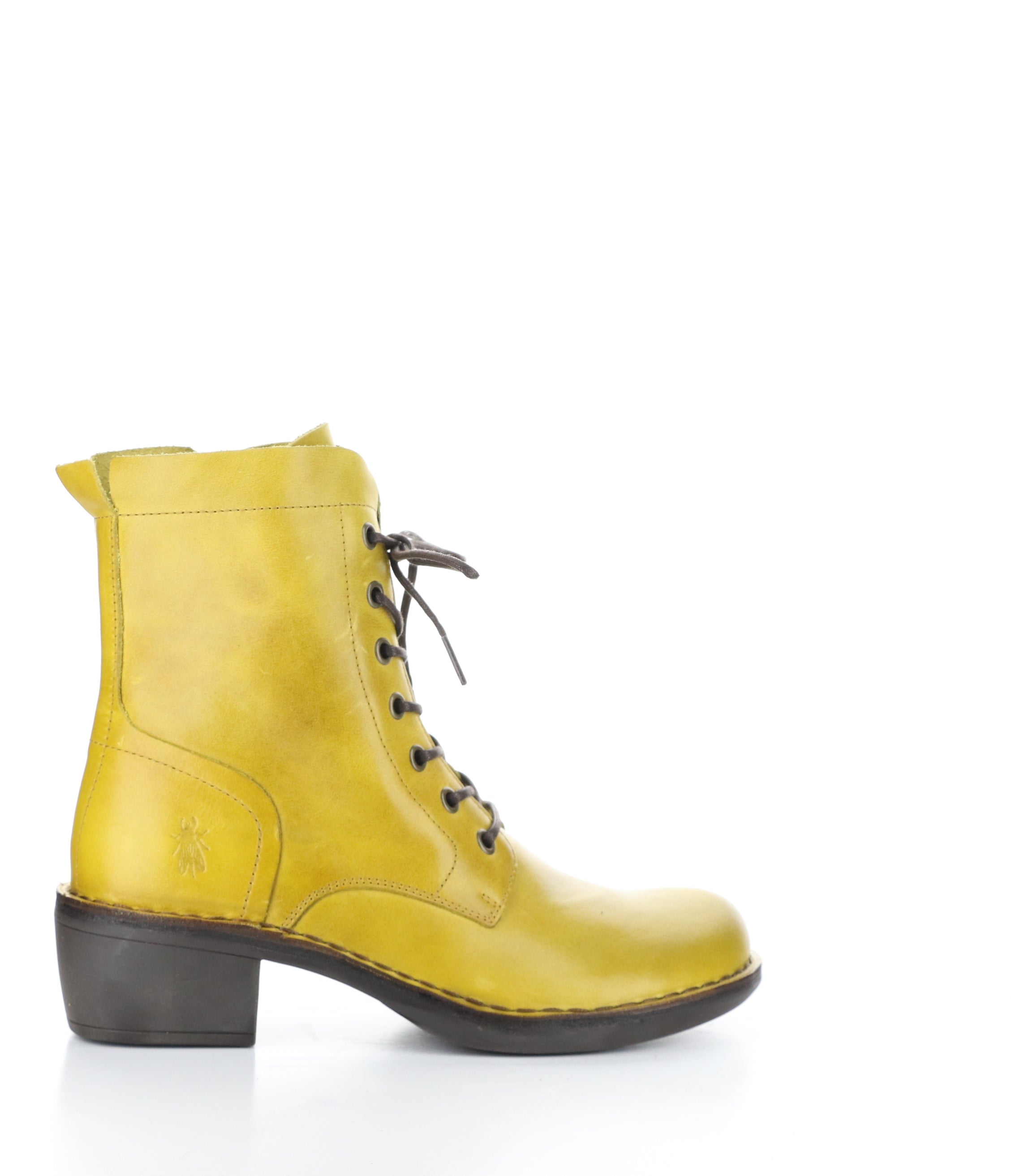 MILU044FLY 008 MUSTARD Lace-up Boots