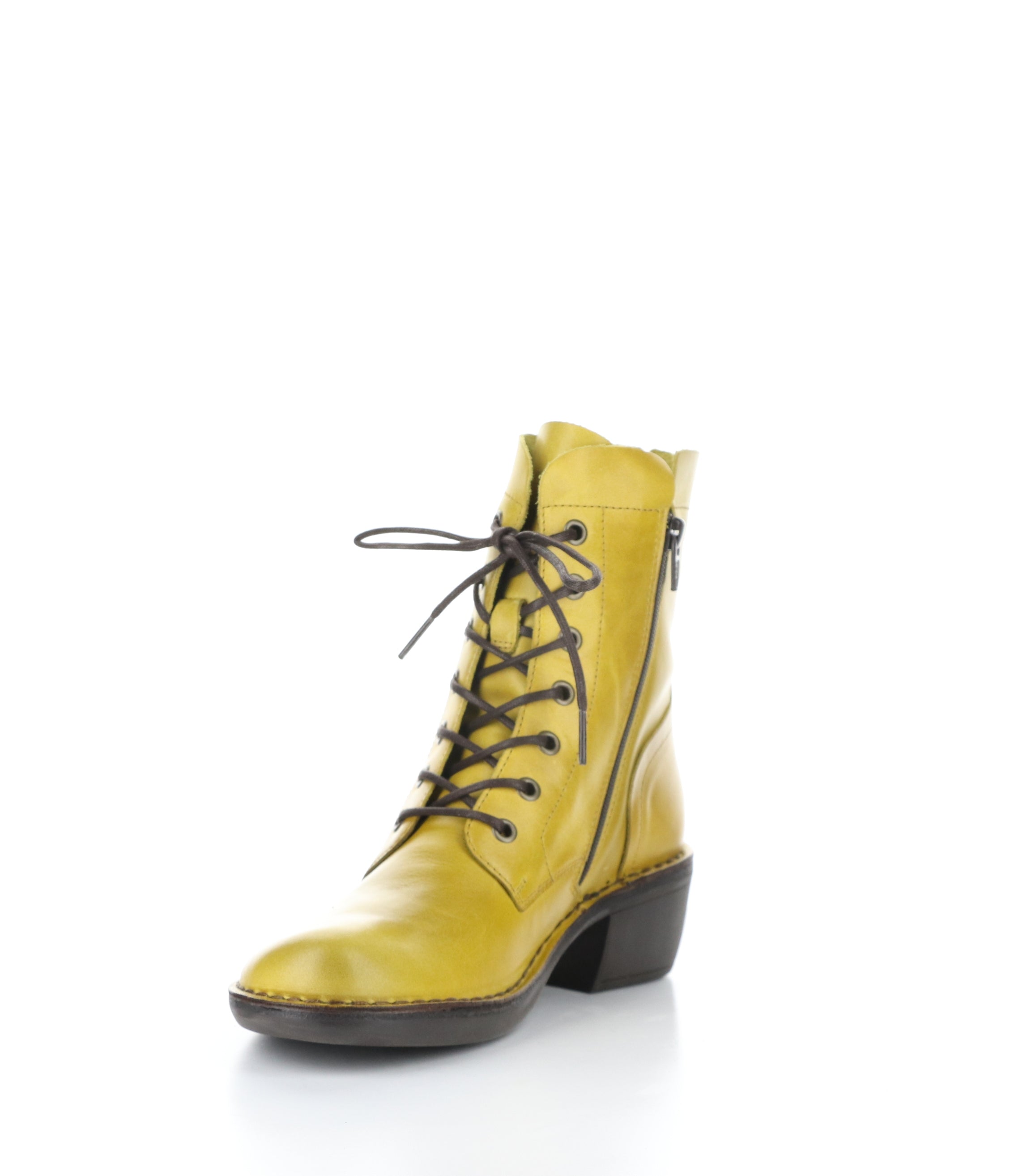 MILU044FLY 008 MUSTARD Lace-up Boots