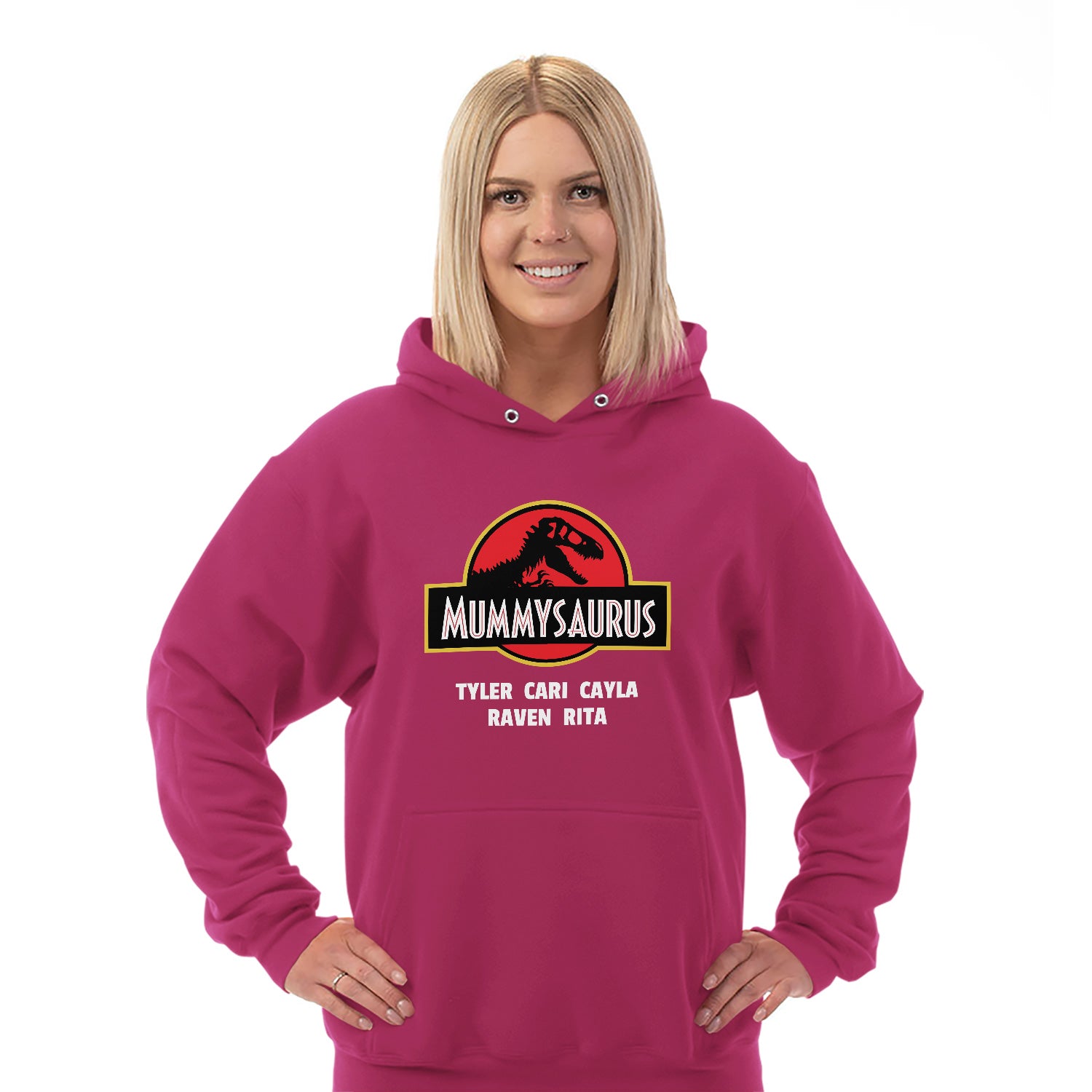 Mummysaurus Personalized Hoodie