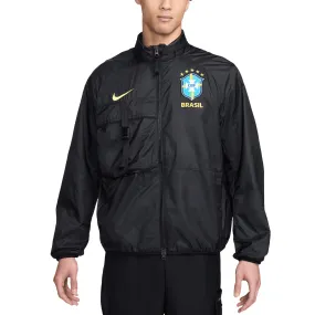 Nike  Brazil National Team Black 2024 Halo Anthem Performance Full-Zip Jacket