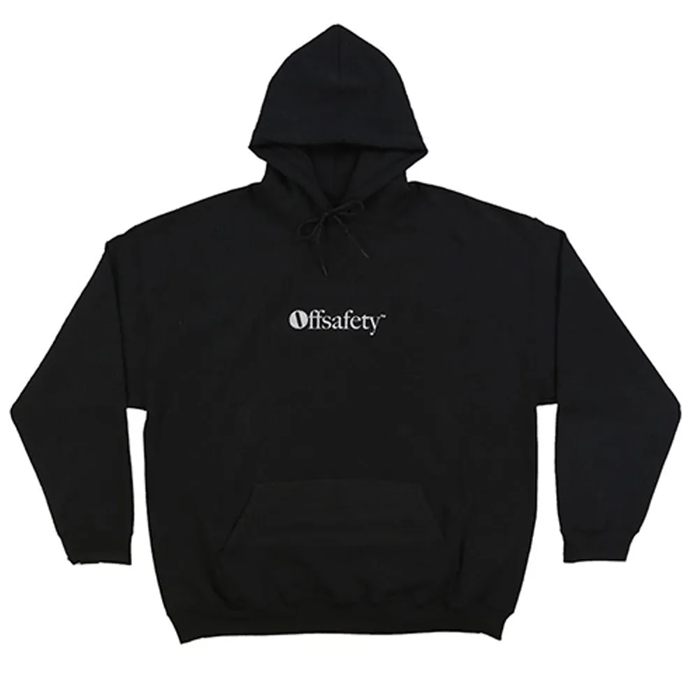 OFF SAFETY O-FACE HOODIE // BLACK