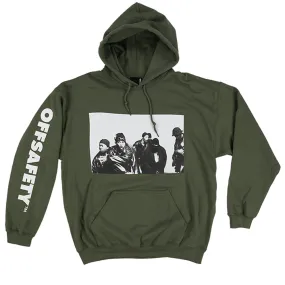 OFF SAFETY SWARM HOODIE // GREEN