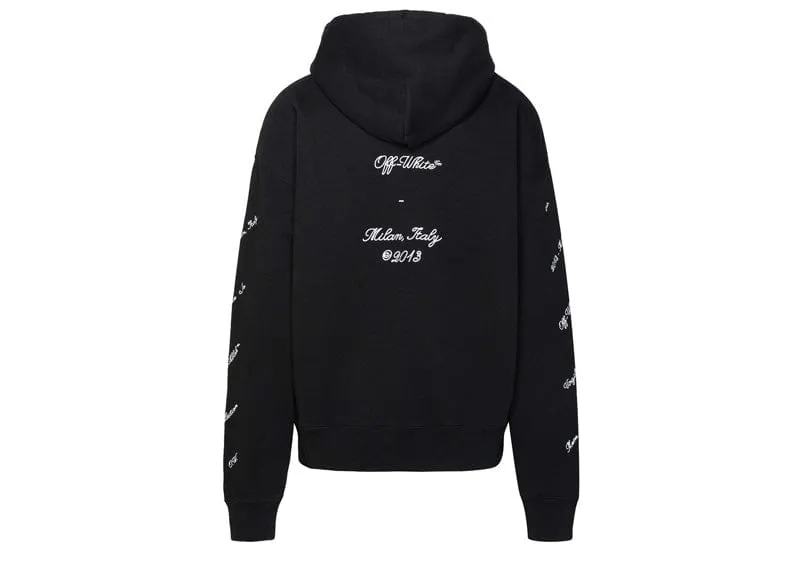 OFF-WHITE 23 Skate Logo-Embroidered Hoodie