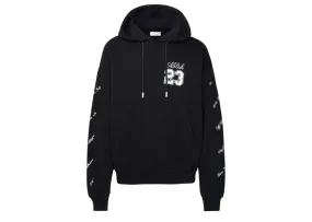 OFF-WHITE 23 Skate Logo-Embroidered Hoodie